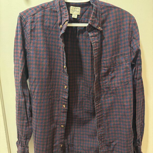 J Crew XS flannel and linen shirts x 6 - Picture 9 of 13